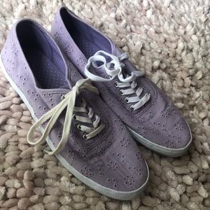 Lavender sneakers